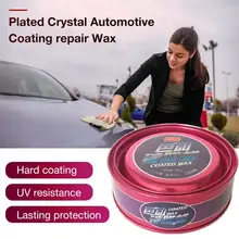 Plated Crystal Car Wax Dynamic Coating Wax Polishing Decontamination Anti-Scratch Maintenance Solid Wax car coating wax for dark colored vehicles 300g