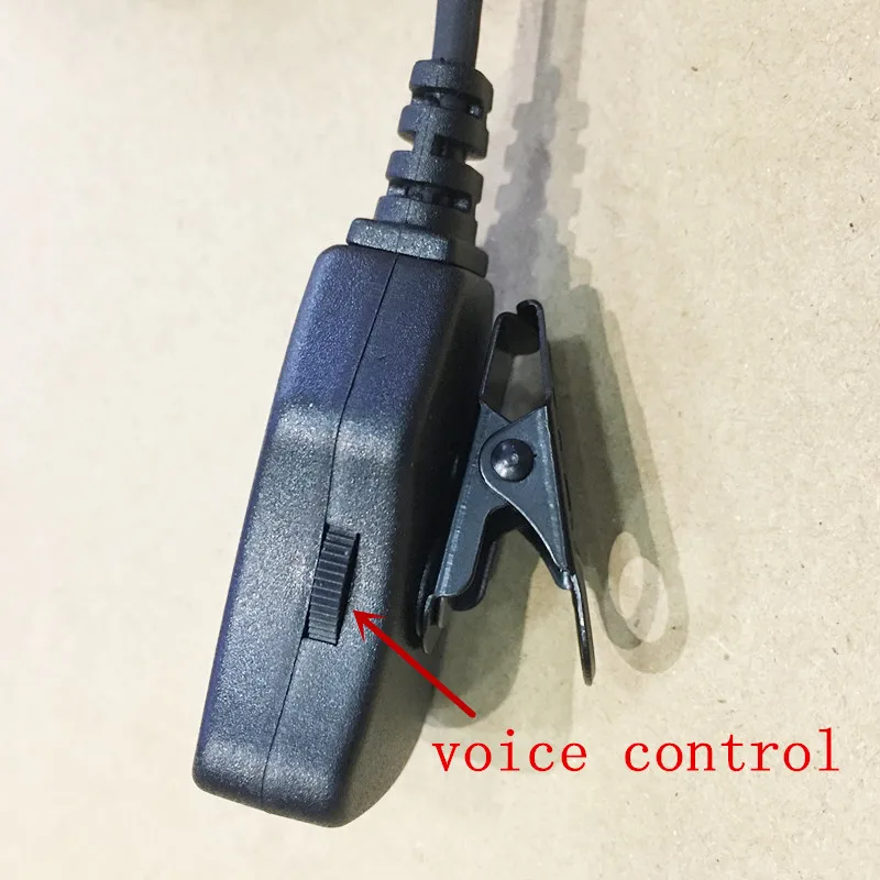 5x голос Управление зажим PTT Air для наушников 2.5 мм разъем для Motorola говорить о, TYT th2r/3R Hytera T320, TC310 портативная рация