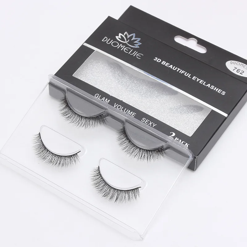 DOCOCER 2 пары natural накладные ресницы eyelashes длинные Макияж 3d Искусственные ресницы для красоты 759