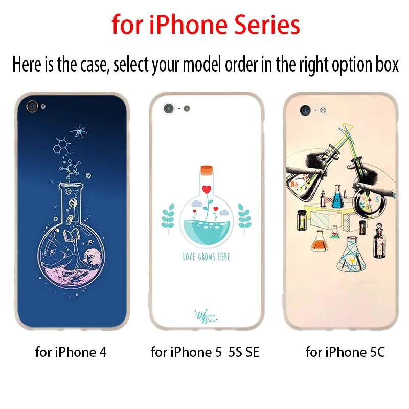 Силиконовый мягкий чехол с химическим рисунком для iPhone 11 12 Pro X XS Max XR iphone 8 7 6 Plus 5