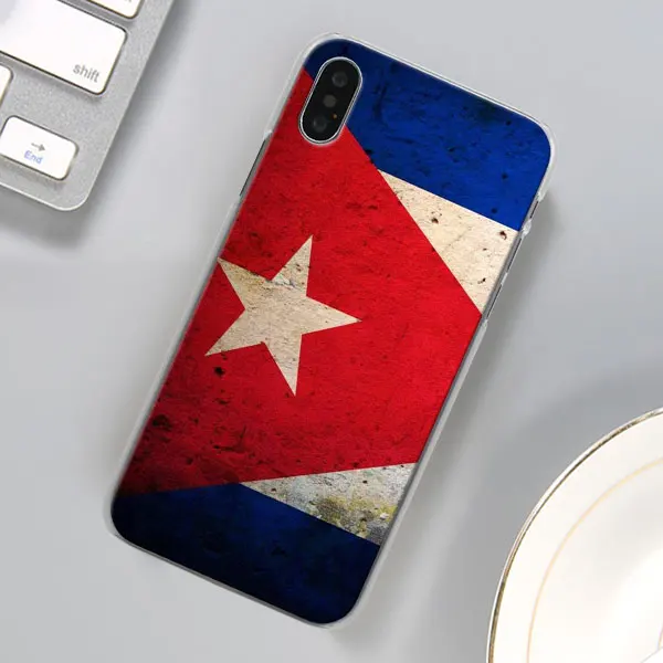 Cuba flag Phone Case for Apple iPhone X XR 7 8 Plus 6 6s Plus XS MAX 11 Pro Max SE Phone Case Coque - Цвет: 08