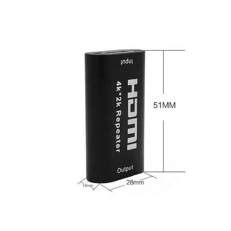 Jninsens HDMI ретранслятор наполнитель позолоченный 4K* 2K HDMI адаптер Усилитель сигнала более 4,95 Гбит/с HDMI удлинитель