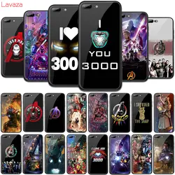 Мягкий чехол Lavaza MARVEL Iron Avenger из закаленного стекла для Apple iPhone 6 6 S 7 8 Plus 5 5S SE X XS MAX XR TPU