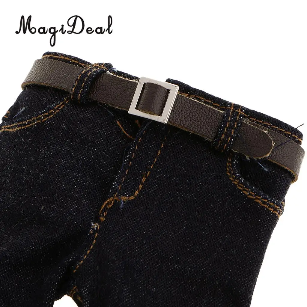 1Pc 1/6 Scale Brown PU Leather Waist Belt Fit for 12 Inch Male Figure Body Hot Toys Dolls Fashion Acc