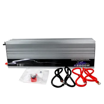 12000W 12KW Pure Sine Wave Power Inverter DC 12V To AC 220V Peak Power 24000W Solar Power Inverter 12000 Watt Off Grid Inverter