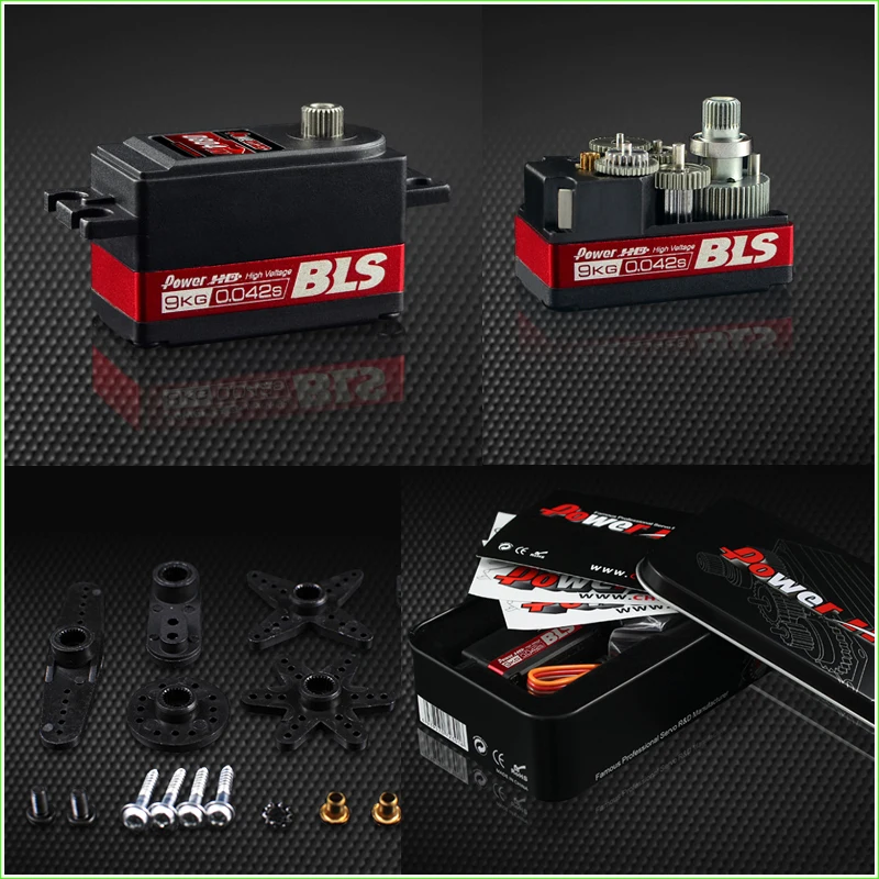 

1 Pcs Power HD Servos BLS-0804HV High Voltage Digital Brushless Motor Titanium Steel