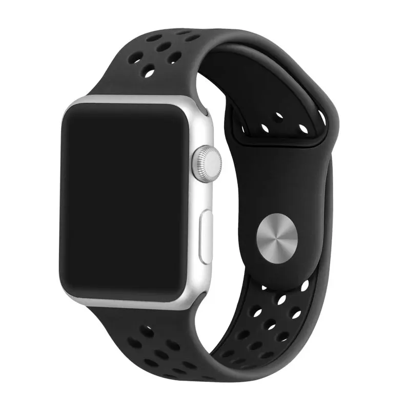 Ремешок EIMO для Apple Watch 4 42 мм 44 мм Iwatch band 42 мм 38 мм Aple watch 4 3 2 1 спортивный ремешок силиконовый браслет на запястье ремешок для часов