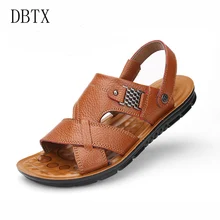 Мужские сандалии; кожаная обувь; летние мужские шлепанцы; пляжные Повседневные Дышащие домашние тапочки; Мужская обувь; шлепанцы; Zapatos 789
