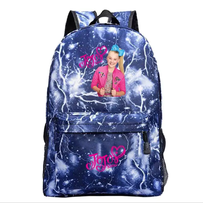 Jojo Siwa рюкзак высокого качества для детей мальчиков и девочек подростков рюкзак популярный узор школьная модная сумка для школы
