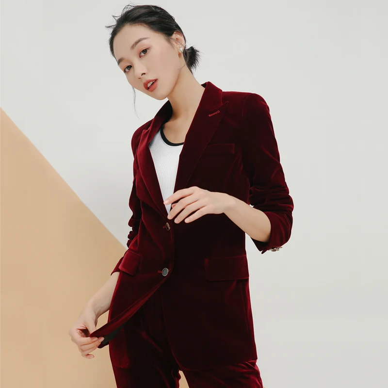 

New Jacket Harajuku Cropped Korean Streetwear Tweed Corduroy Plus Size Coat Slim Slimming New Velvet Long-sleeved Suit Jacket