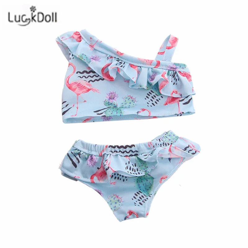 LUCKDOLL Купальник Модный костюм подходит 18 дюймов Американский 43 см Кукла одежда аксессуары, игрушки для девочек, поколение, подарок на день рождения - Цвет: n1705