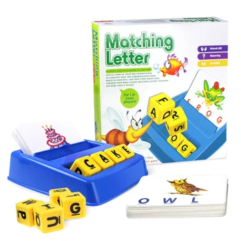 

Baby Toy Matching Letter Game Letter Spelling Reading Game Puzzle Montessori Early Educational Learning Toys For Children Gift