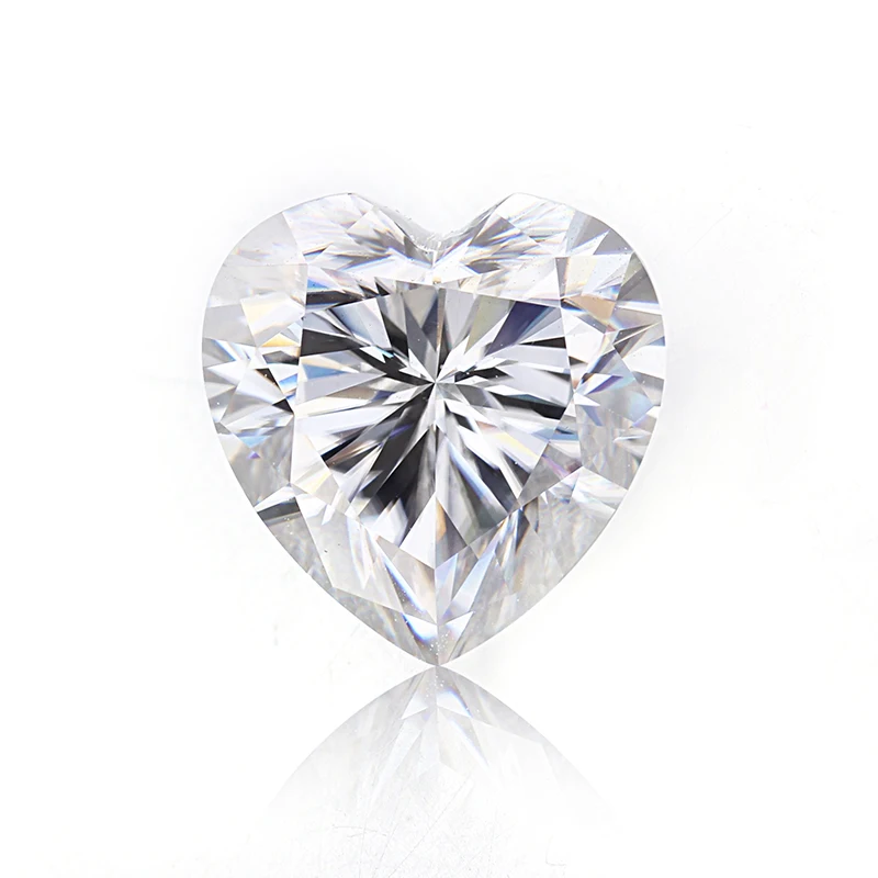 

Cheestar Gems Loose moissanites stone GH color Heart shape 6*6mm Moissanites gemstones Syntheti diamonds for ring High quality