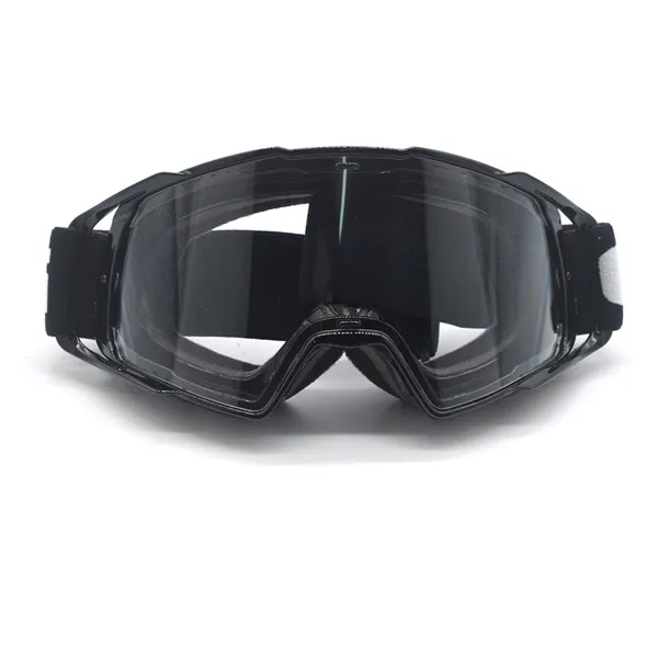 Новые очки Тонированные УФ полосы мотоциклетные очки Мотокросс Велосипед Беговые гибкие очки - Цвет: Black Belt