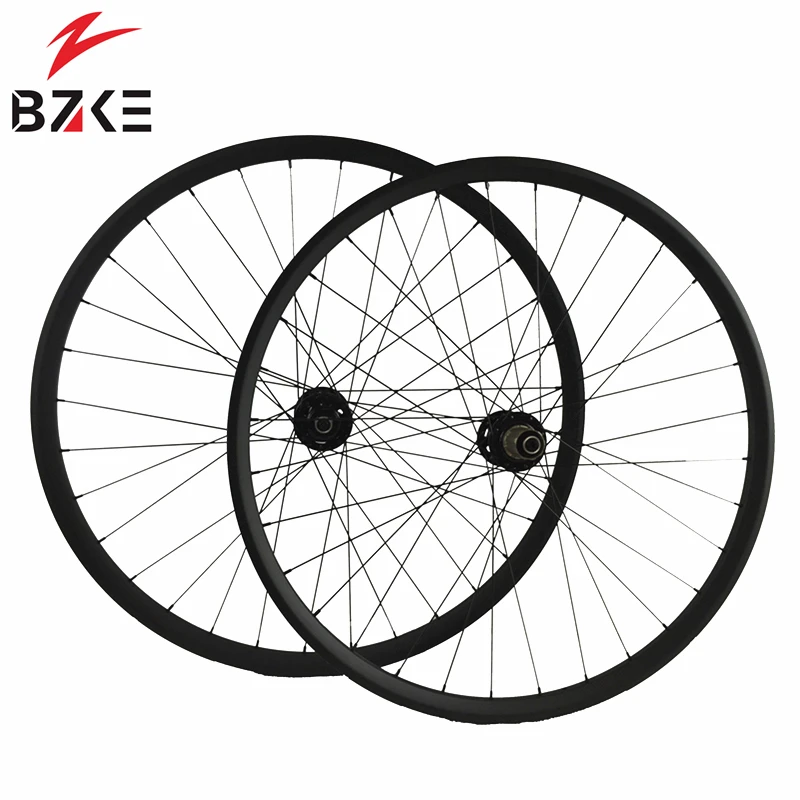 BZKE mountain carbon bike wheels 29er AM mtb bike wheels tubeless disc rims wheelset 29 135mm QR