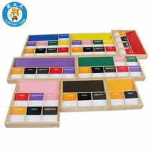 Baby Montessori Language Wooden Toys Early Education Teaching Aids Basic Language Grammar Boxes Sympols