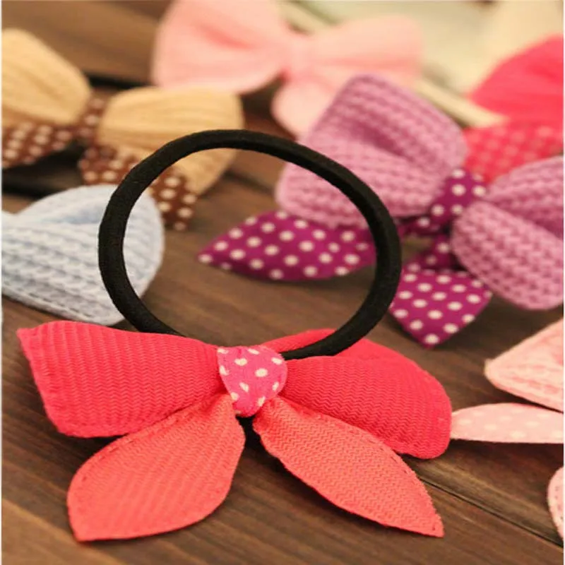2019 New Women's Pure And Cute Bows Rabbit Ears Hair Rope Women's Stretch Cotton Solid Color Hair Ring Daily Headband Hair Ring 2019 New Women's Pure And Cute Bows Rabbit Ears Hair Rope Women's Stretch Cotton Solid Color Hair Ring Daily Headband Hair Ring
