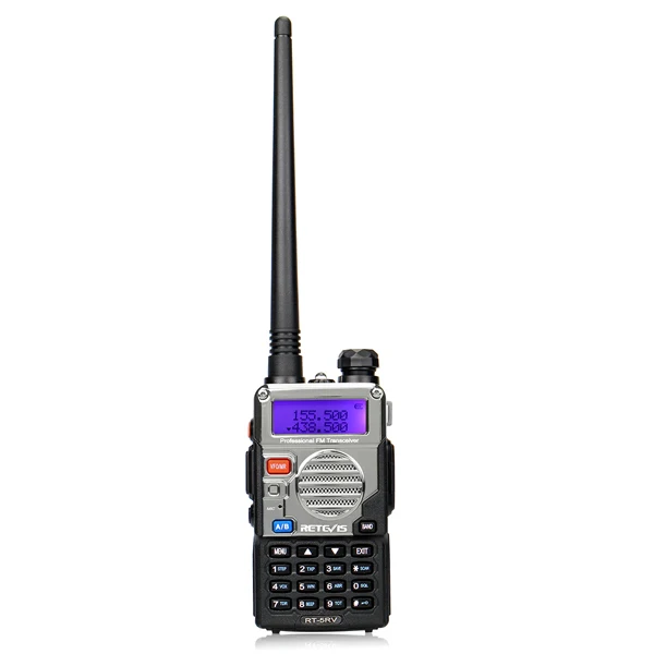 Retevis RT-5RV иди и болтай Walkie Talkie VHF Любительская рация двойного диапазона 5W VOX ручной 2 Way Радио приемопередатчик cb радио Comunicador RT5RV для переносного приемо-передатчика