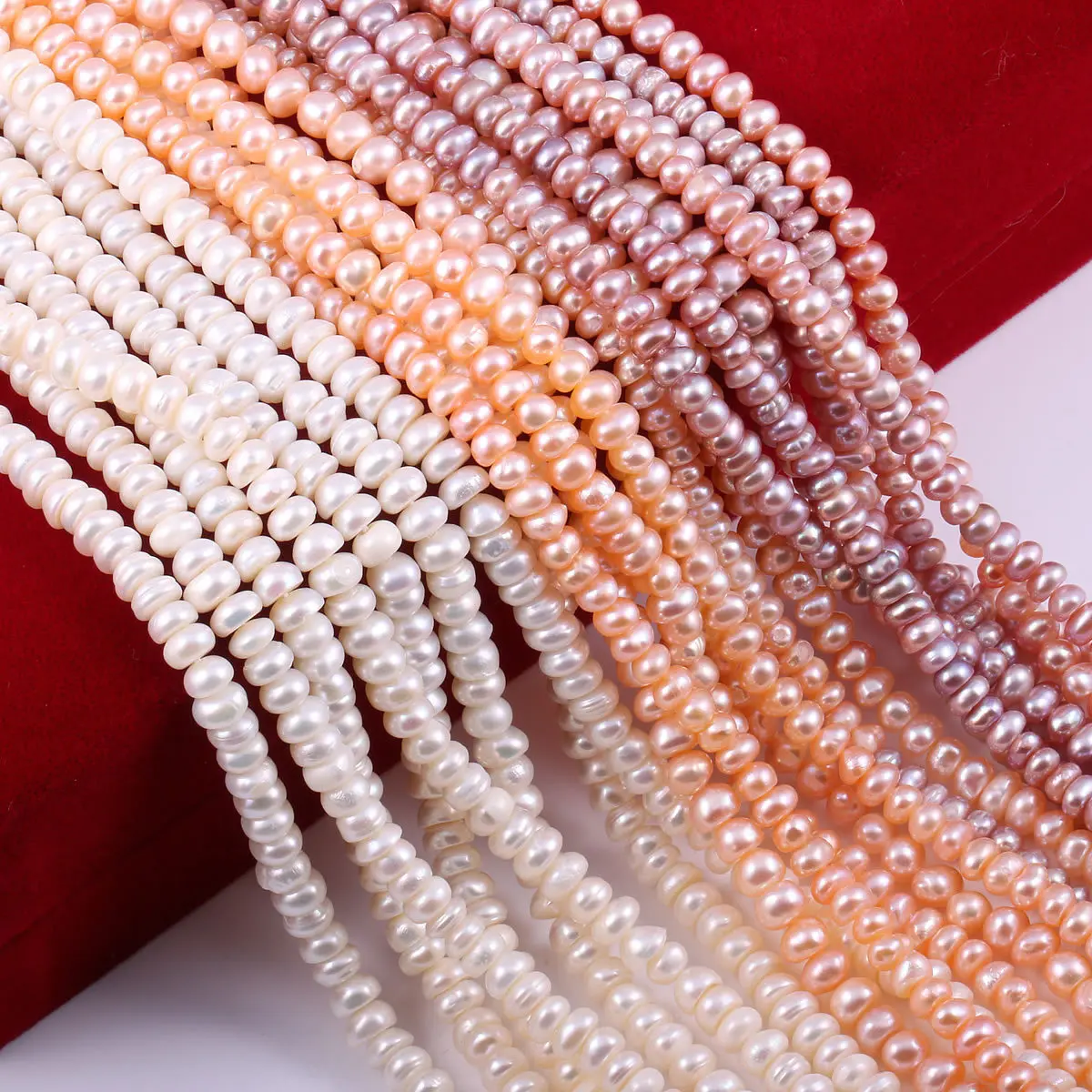 

Natural freshwater pearl beads for jewelry making loose pearl DIY accessories necklace bracelet length 36 cm
