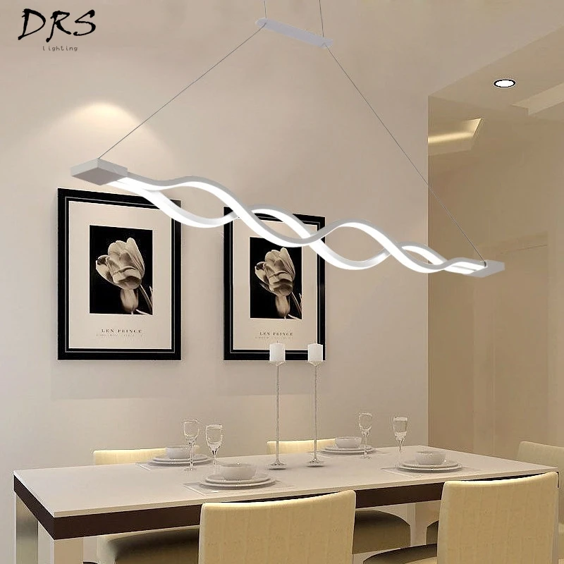 

Modern Led Pendant Light for Kitchen Dining Room White Pendant Lamp Bedroom Suspension Hanging Ceiling Lamp Flesh Light Techo