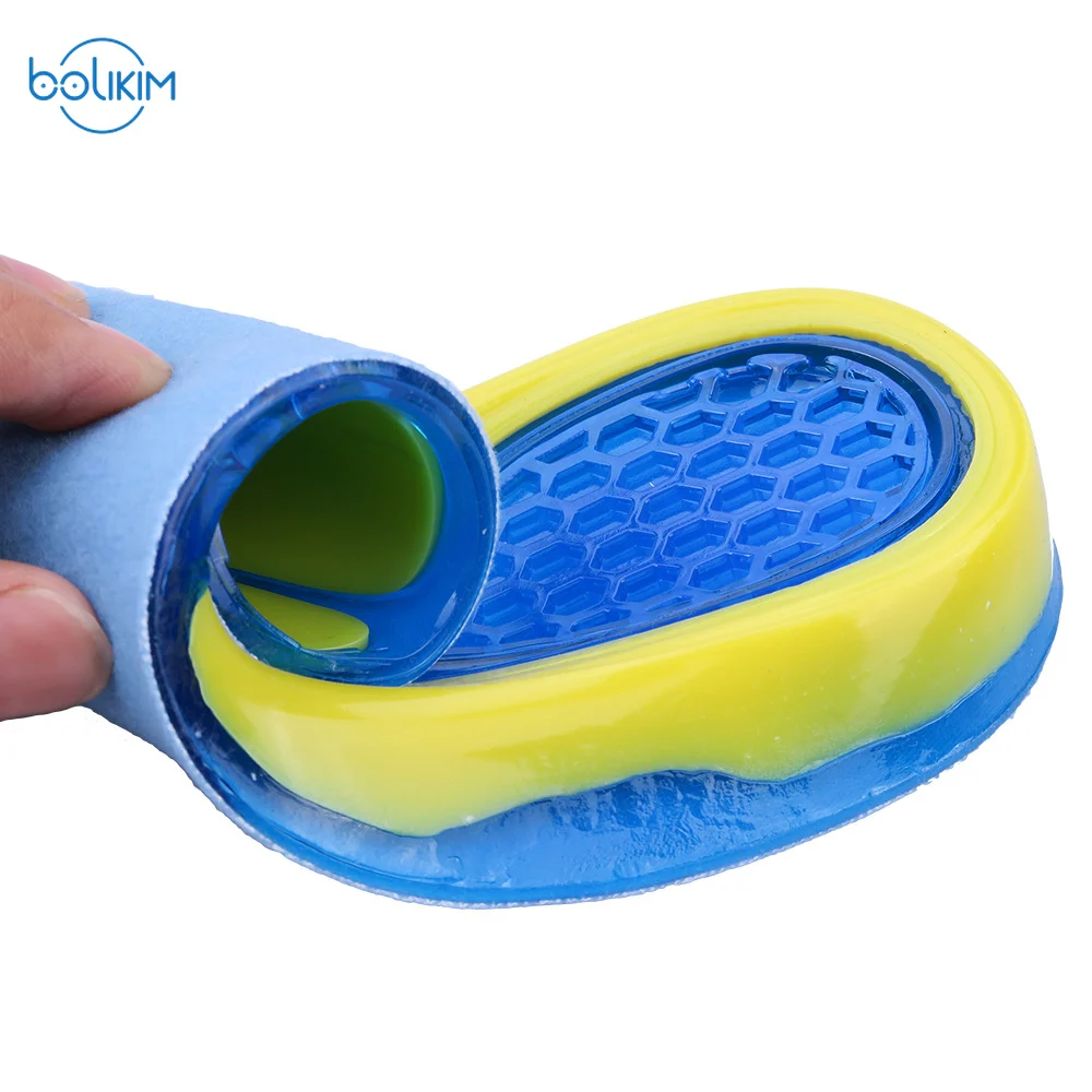Orthotic Arch Support Massaging Silicone Anti-Slip Gel Soft Sport Insole Pad Foot Care For Men Women
