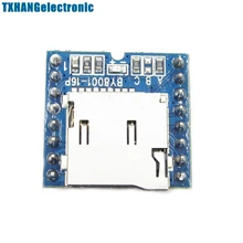 Micro sd tf u-диск by8001-16p mp3-плеер голосовой модуль плате