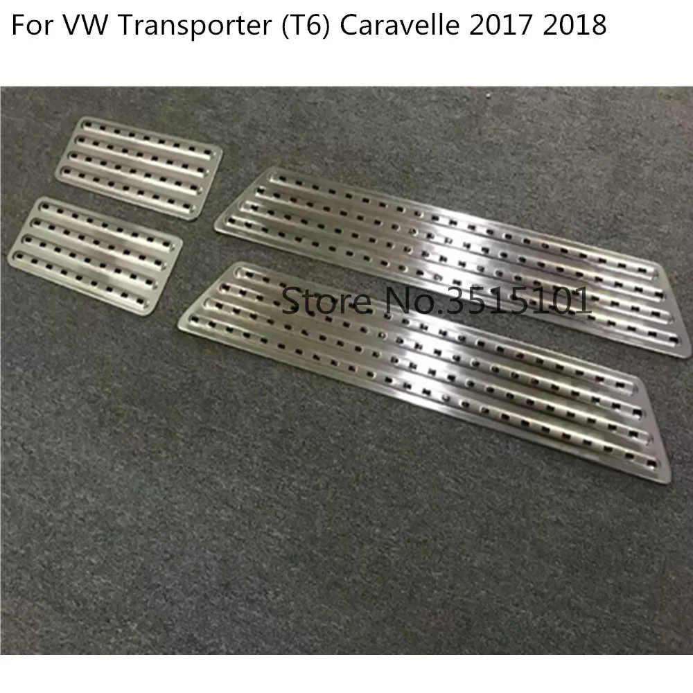 Накладка на порог автомобильной педали из нержавеющей стали для VW Transporter (T6) Caravelle