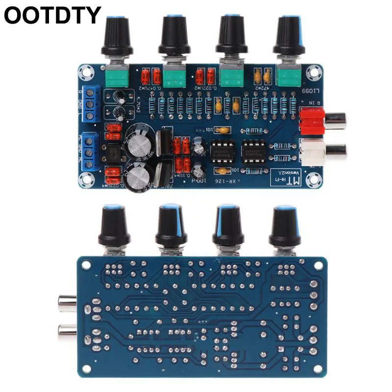 Dual AC 12 V-18 V NE5532 предусилитель Объем Тон ВЧ-СЧ управление НЧ доска DIY Наборы