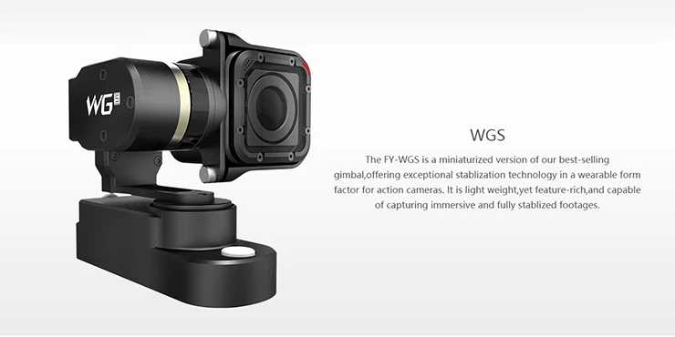Feiyu Tech WGS 3-Axis Wearable Gimbal for GoPro 4 Session Camera