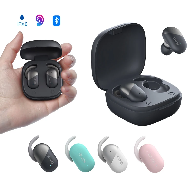 

Wireless Bluetooth Earphone Boot Auto Pair Stereo Noise Reduction Earbuds TWS Touch Control Volume In-ear Sport Music Headset