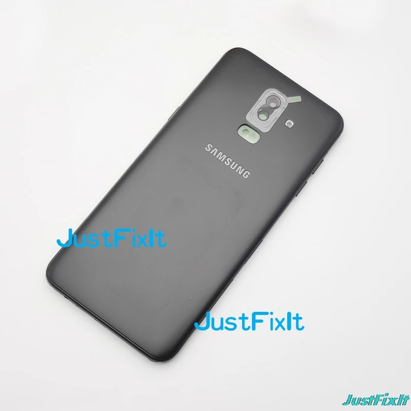 Для SAMSUNG Galaxy J8 J800 J800F Задняя крышка батареи Дверь стеклянная корпуса чехол замена