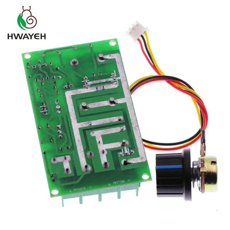 DC10 60V 12V 24V регулятор скорости двигателя PWM контроллер Переключатель 20A тока модуль