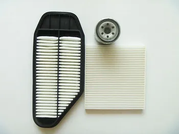 3 本車の空気フィルターオイルフィルターキャビンフィルター 2011 シボレースパーク 1.0