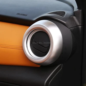 

For Nissan Kicks 2016 2017 2018 Inner Refit Accessories Side Air Vent Outlet ABS Matte Cover Trim Decorative Frame Anti-scratch