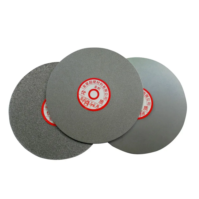 4/" 100mm Diamond Coated Flat Lap Wheel Ceramic Glass Grinding Discs 60GRIT