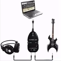 Оптовая продажа горячие гитары кабель аудио USB Link Интерфейс адаптер для MAC/PC музыка запись интимные аксессуары ra плееры подарок