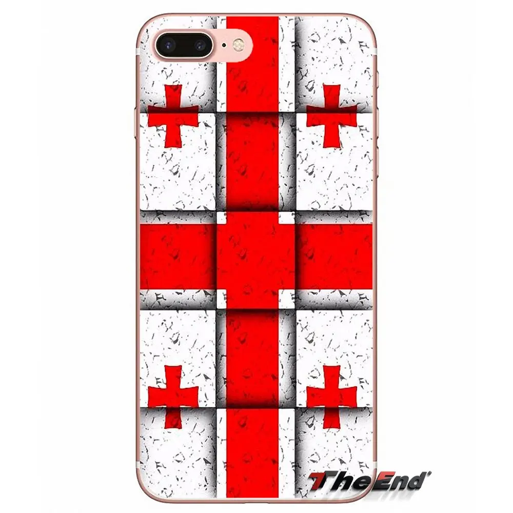 Силиконовый чехол для iPhone X 4 4S 5 5S 5C SE 6 6S 7 8 Plus Samsung Galaxy J1 J3 J5 J7 A3 A5 2016 2017 Джорджия