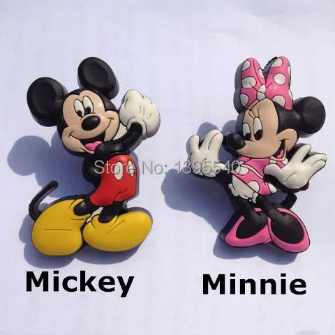 

New 2pcs Cartoon Cabinet Knobs Kids Drawer Handles Mickey Minnie Knobs Kindergarten Shake Handles & Knobs Shoes Box Bas Pull