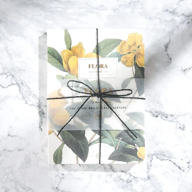 Kosong Baru Vintage Sketchbook Diary Gambar Lukisan Retro Flora