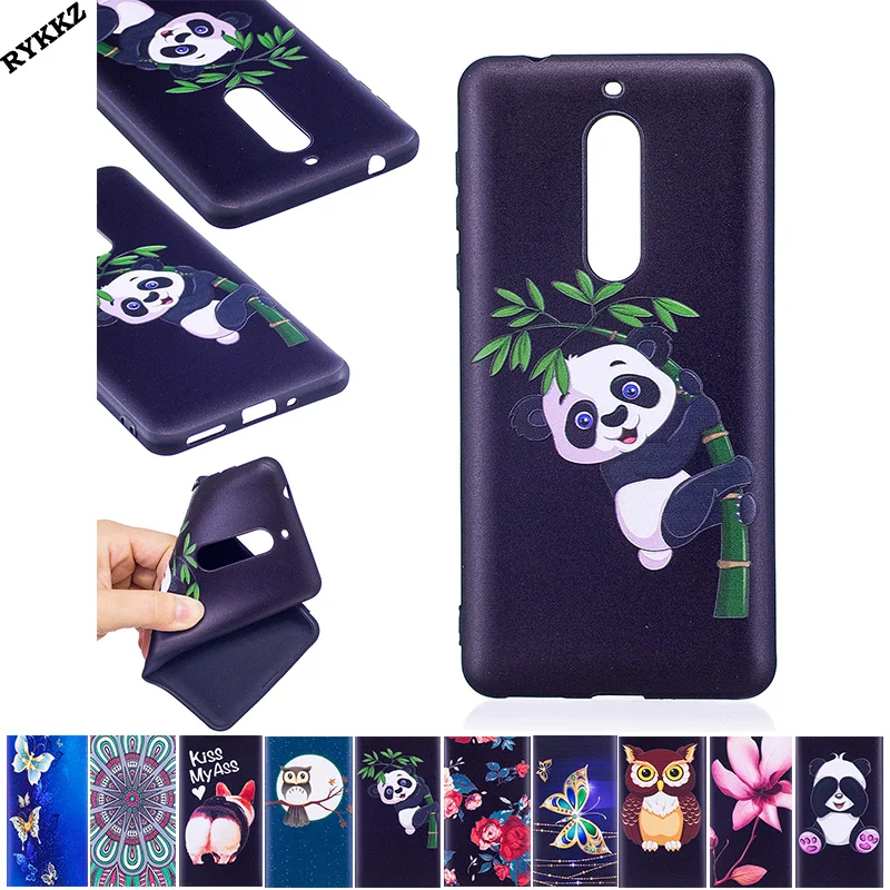 2018 Hot luxury Silicon Soft TPU Thin Back Covers For Nokia 5 5.2 inch Global Dual phone bumper fitted for Nokia5 coque case