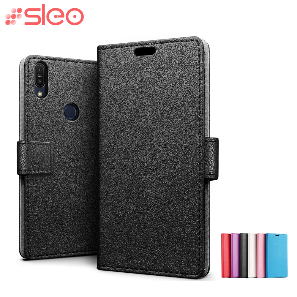 SLEO чехол для Asus Zenfone Max Pro M1 ZB601KL бумажник искусственная кожа флип zb602kl Случаи