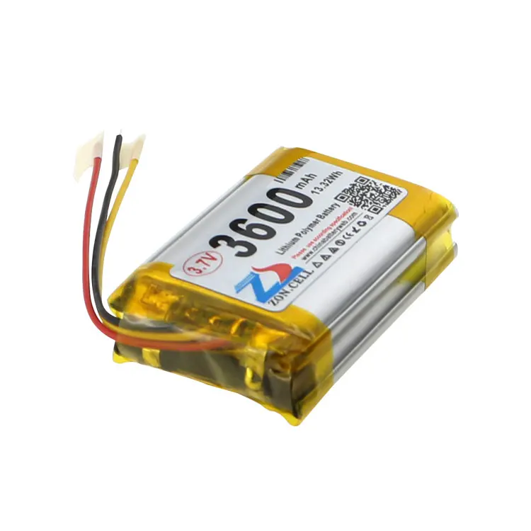 

3600mAh with NTC protection 3-wire polymer lithium-ion battery 3.7V customizable plug