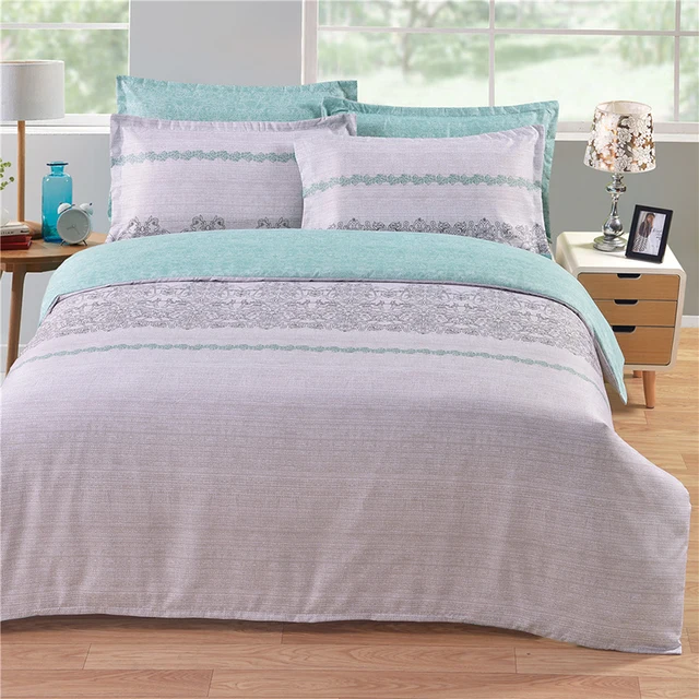 Cheap 1 Set Modern Polyester Duvet Cover Pillowcase Bedding Set Reactive Printed Cloth Size for Twin Queen King Drop Shipping Cheap 1 Set Modern Polyester Duvet Cover Pillowcase Bedding Set Reactive Printed Cloth Size for Twin Queen King Drop Shipping