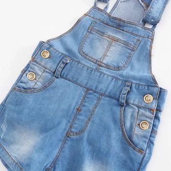 Chumhey 9M-4T Baby Rompers summer Boys Girls Shorts Jeans Babe Overalls Infant Clothes Kids Jumpsuit Child Clothing 12 M 2 Years 4