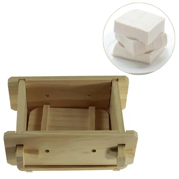 Press Box Tools Cooking Removable Wooden Tofu Mold Accessories Maker Restaurant