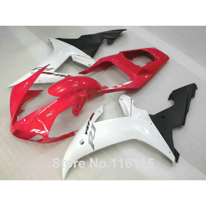 7 gifys комплект обтекателей для YAMAHA 2002 2003 красный черный белый Обтекатели кузова