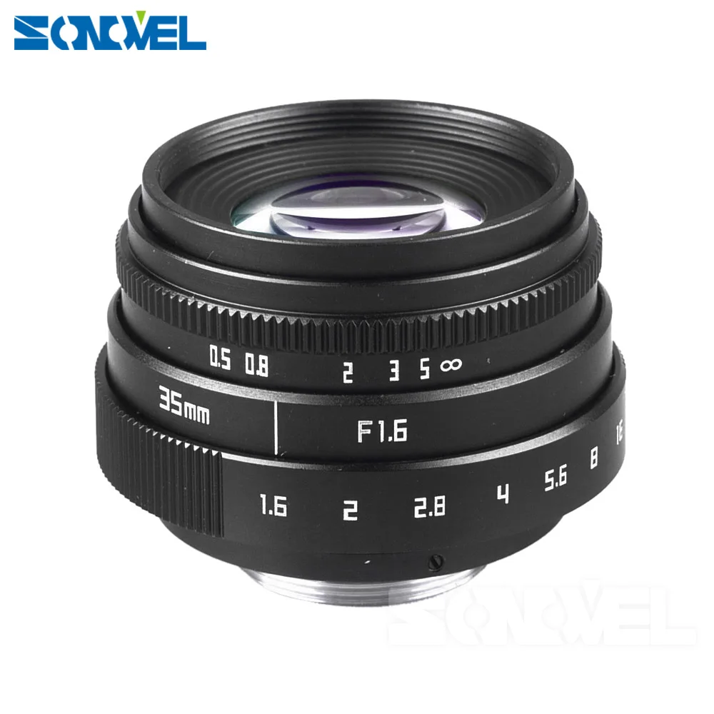 Объектив камеры 35 мм f1.6 C крепление Объективы для видеонаблюдения II N1 Fujifilm Fuji NEX