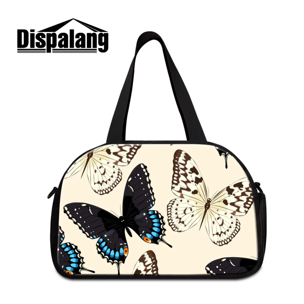 Dispalang Animal Print Shoulder Travel Bags for Girls luggage garment bag Fashion Butterfly ...