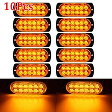 ^#Cheap 10Pcs 12V 36W LED Car Side Marker Tail Light Amber Trailer Truck Lamp Car Bus Truck External Lights lkw Waterproof Durable ATV ^#Cheap 10Pcs 12V 36W LED Car Side Marker Tail Light Amber Trailer Truck Lamp Car Bus Truck External Lights lkw Waterproof Durable ATV