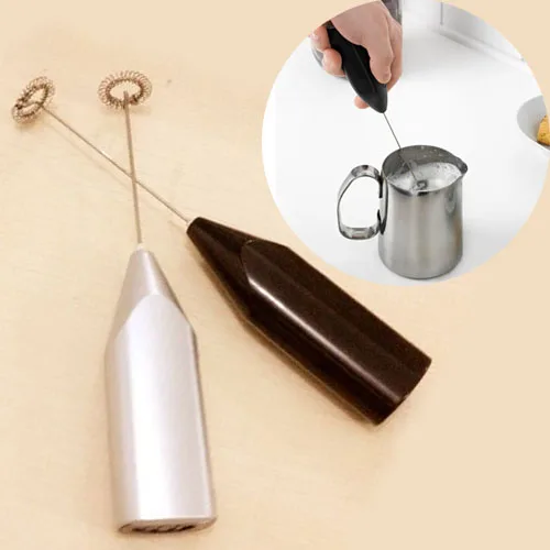  Coffee Milk Frother Cream Foamer Cappucino Latte Maker Hand Mixer Shake Blender Random Color 